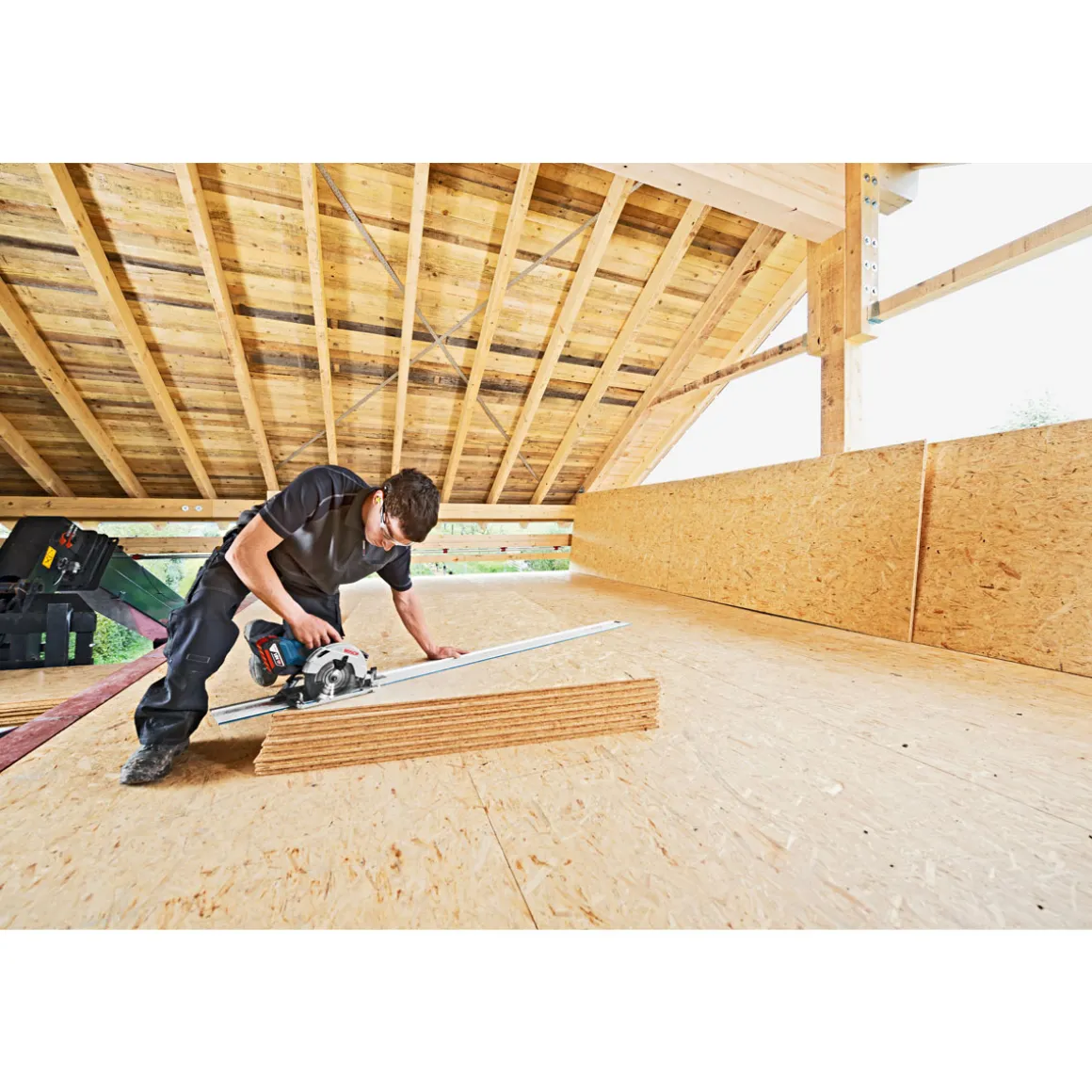 Bosch Professional Akku-Kreissäge GKS 18V-57 G solo