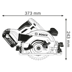 Bosch Professional Akku-Kreissäge GKS 18V-57 G solo