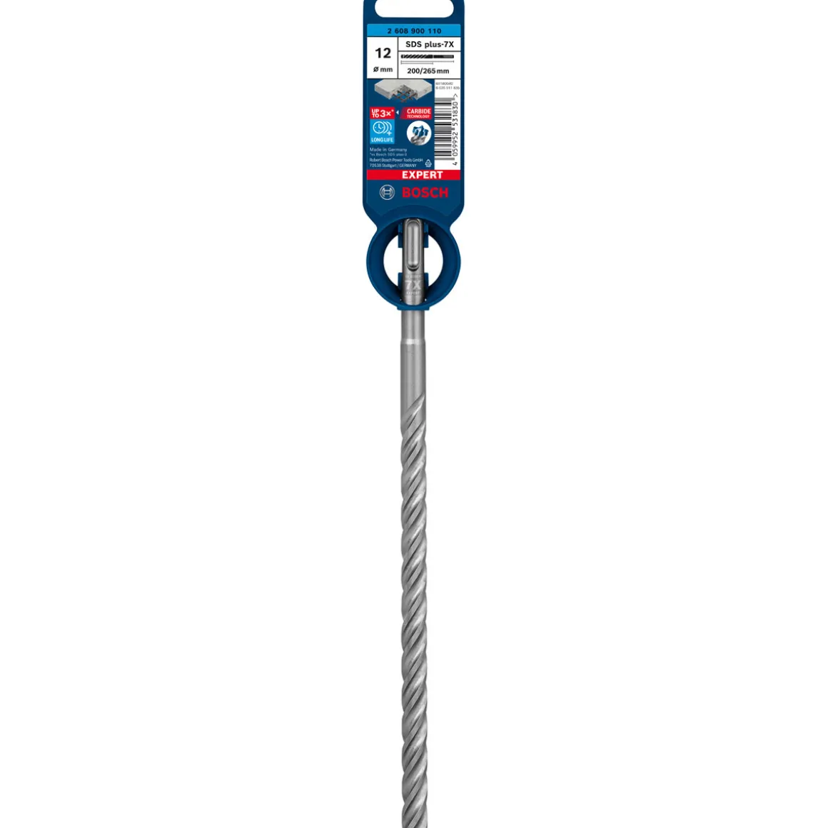 Bosch Professional Expert SDS plus-7X Hammerbohrer 12 x 200 x 265 mm