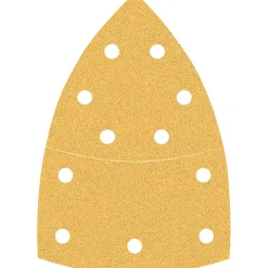 Bosch Professional Expert C470 Schleifpapier mit 11 Löchern für Multischleifer 102 x 62 mm 93 mm G 80 10- teilig