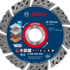 Bosch Professional Expert MultiMaterial Diamanttrennscheiben 125 x 22,23 x 2,2 x 12 mm