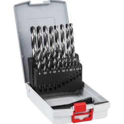 Bosch Professional HSS-Spiralbohrer PointTeQ 19- teilig ProBox 1–10 mm