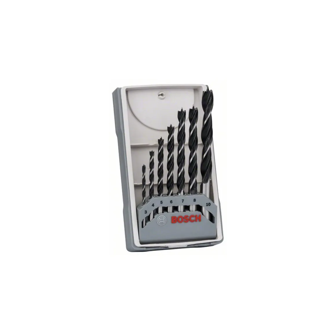 Bosch Professional 7-teiliges Holzbohrer-Set 3–10 mm