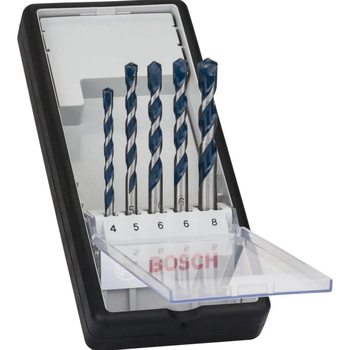 Bosch Professional 5-teiliges CYL-5 Betonbohrer-Set Robust Line 4–8 mm