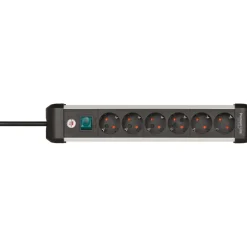 Brennenstuhl Premium-Alu-Line Steckdosenleiste 6-fach