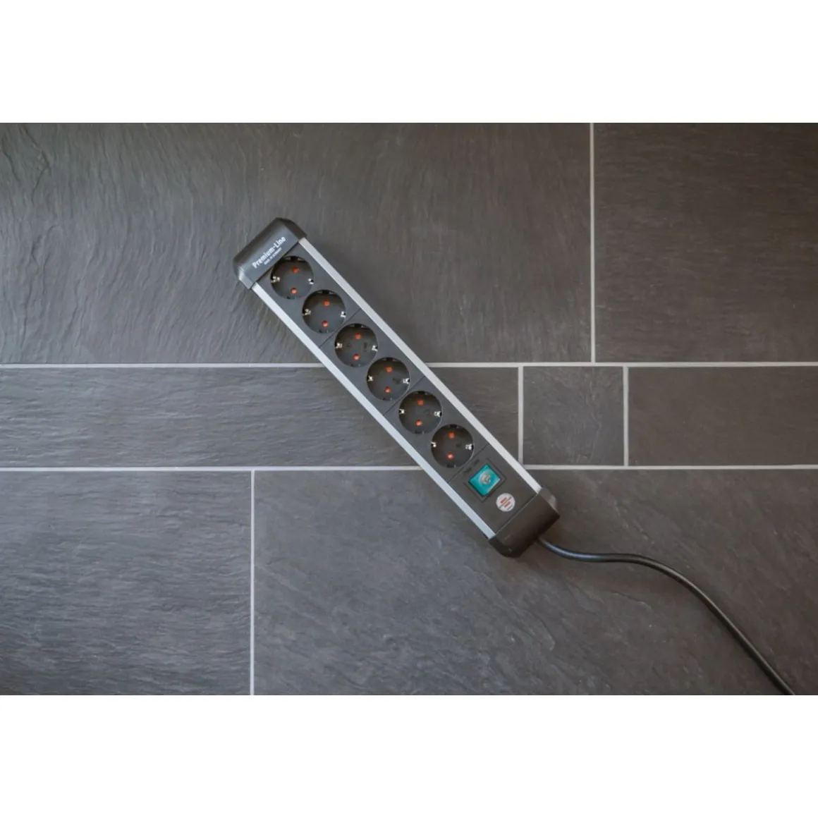 Brennenstuhl Premium-Alu-Line Steckdosenleiste 6-fach