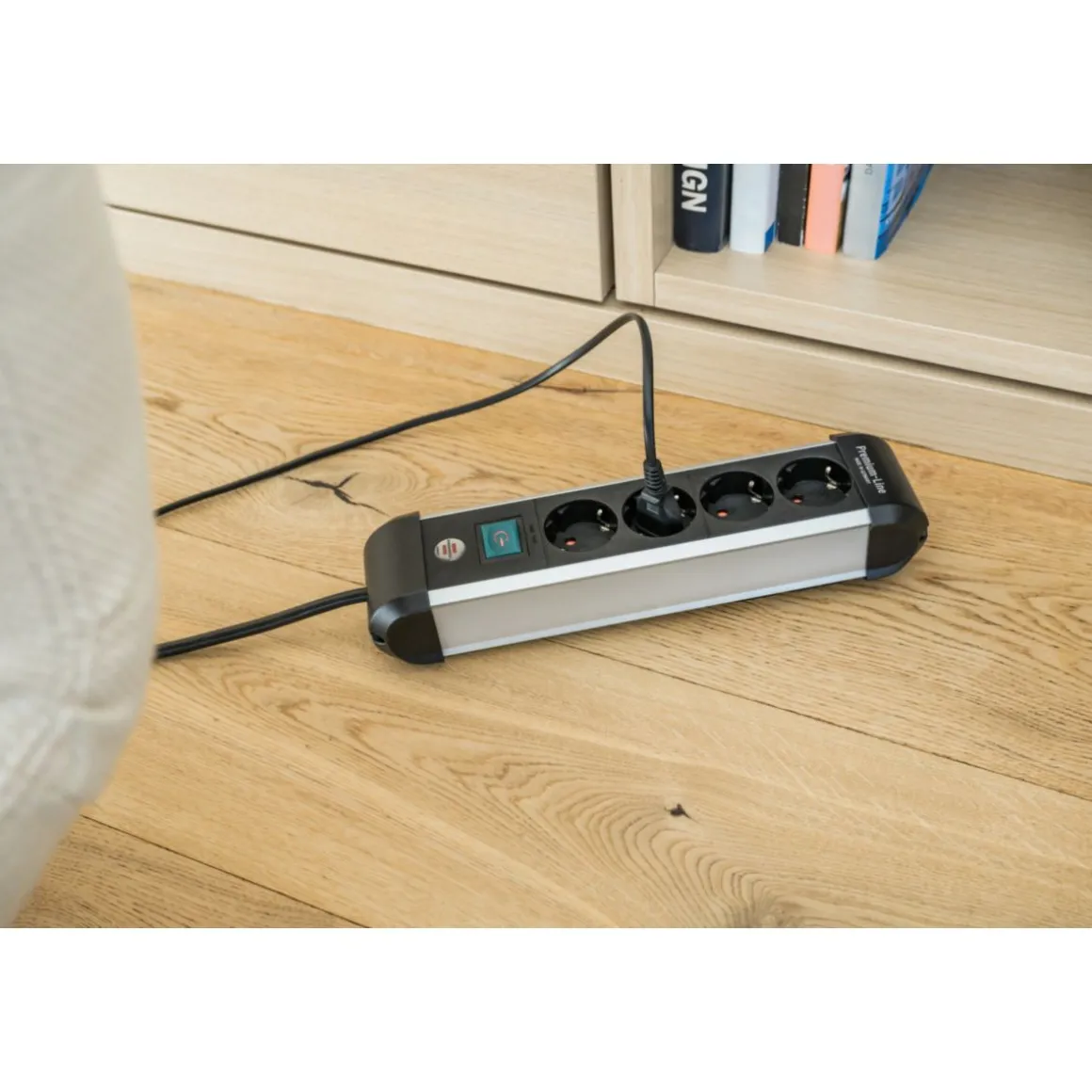 Brennenstuhl Premium-Alu-Line Steckdosenleiste 4-fach