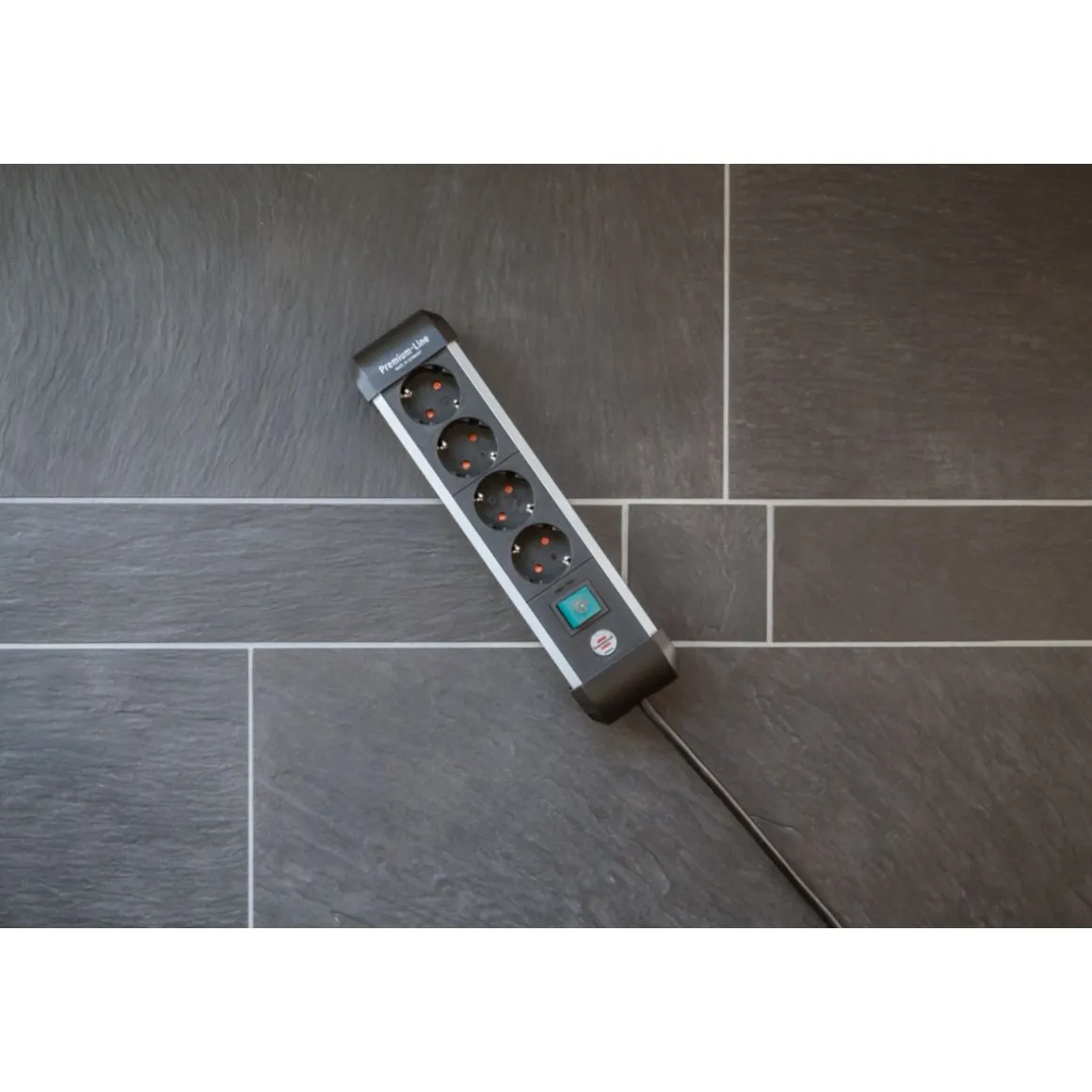 Brennenstuhl Premium-Alu-Line Steckdosenleiste 4-fach