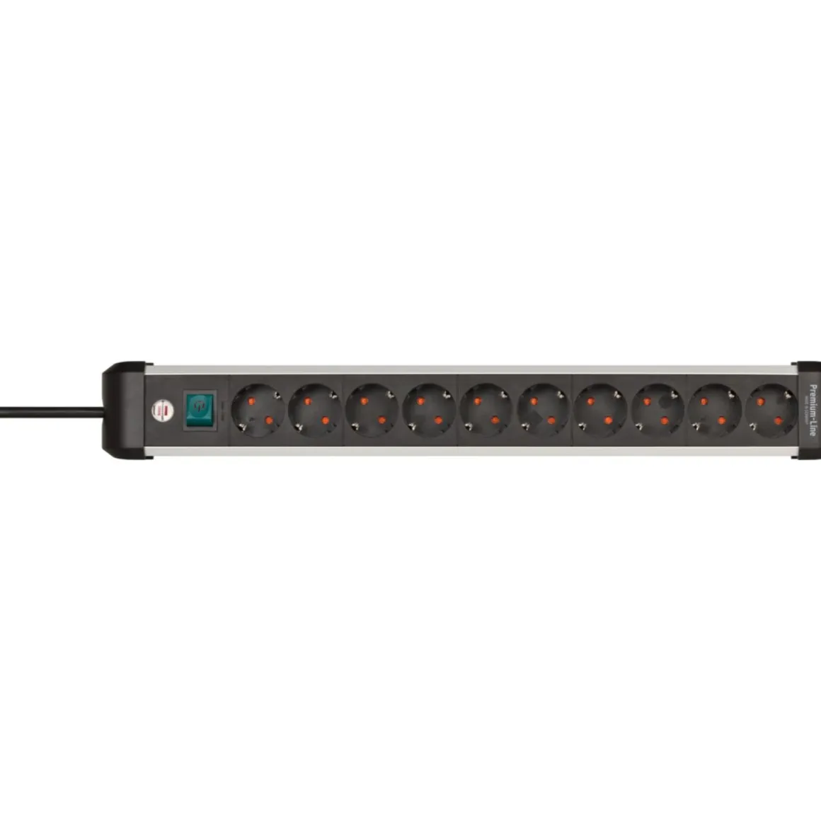 Brennenstuhl Premium-Alu-Line Steckdosenleiste 10-fach