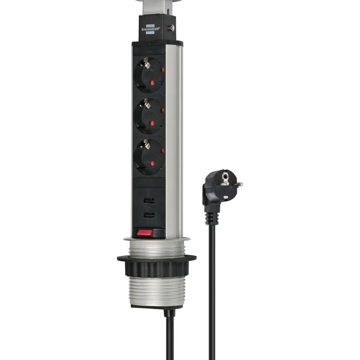 Brennenstuhl Steckdosenleiste Tower Power 3fach