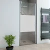 Breuer Drehtür Europa Design für Nische Anschlag links schwarz matt Intima 800 mm