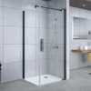 Breuer Drehtür Europa Design für Seitenwand Anschlag rechts schwarz matt Intima 800 mm