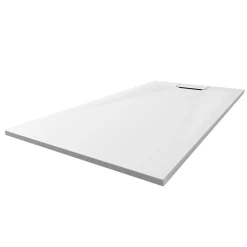 Breuer QUICK72 Duschwanne Lite Line Steinoptik weiß 800x1200 mm