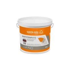 Buntsteinputz rot/braun 1-1,5 mm Körnung 20 kg Eimer