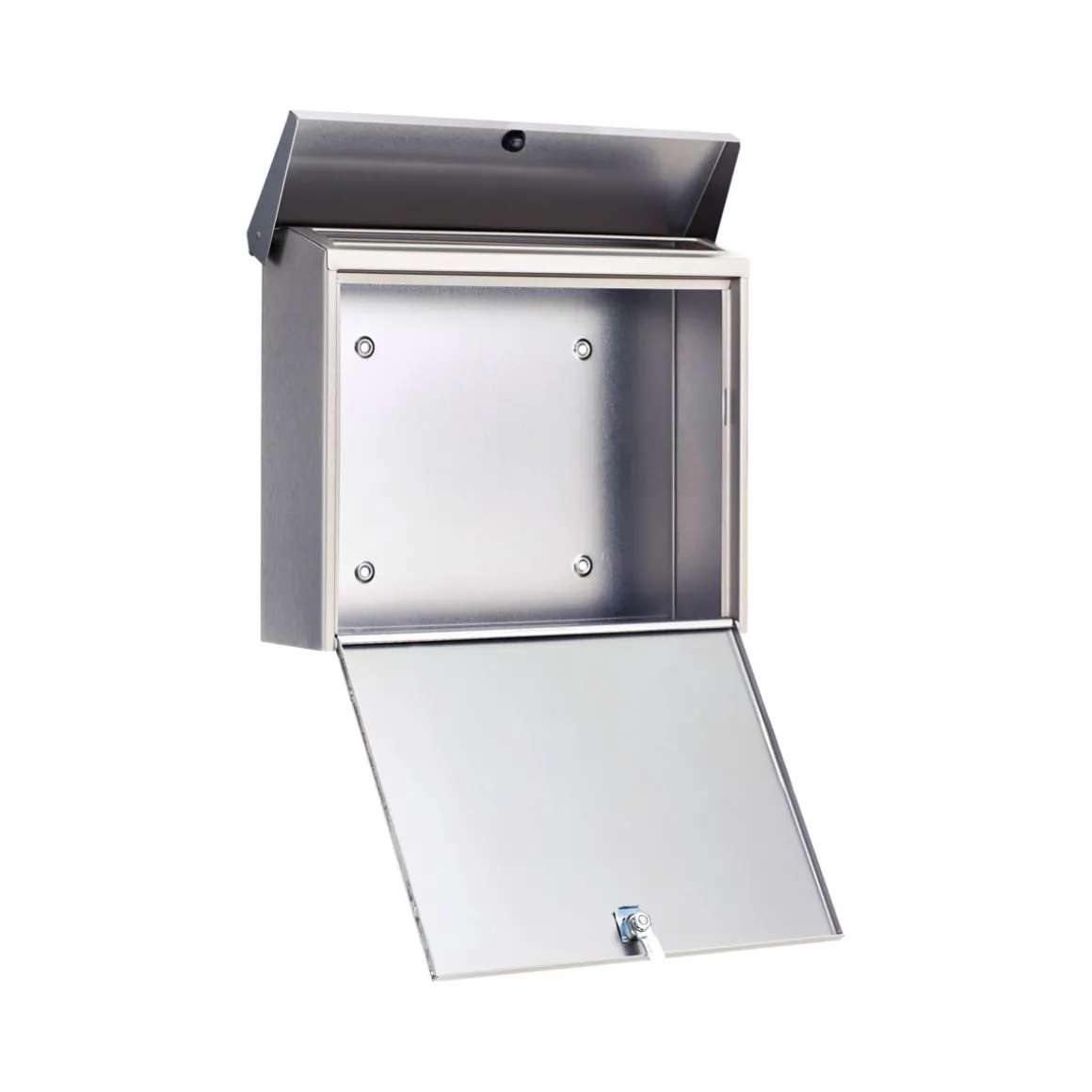 Burg Wächter Briefkasten Inoxstar 4700 ohne Zeitungsfach silber