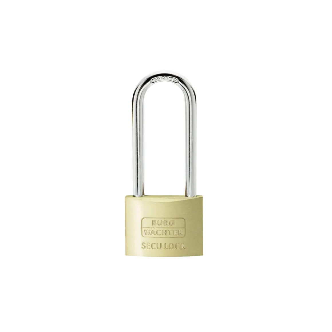 Burg Wächter Zylinder-Vorhängeschloss Secu Lock 405 HB 37,8 x 101,1 x 12,6 mm Messing