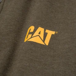 CAT Zip Hoodie Banner oliv Gr. 2XL