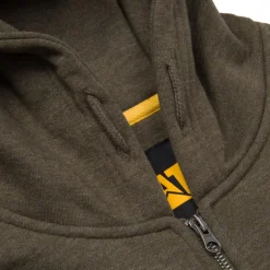 CAT Zip Hoodie Banner oliv Gr. M