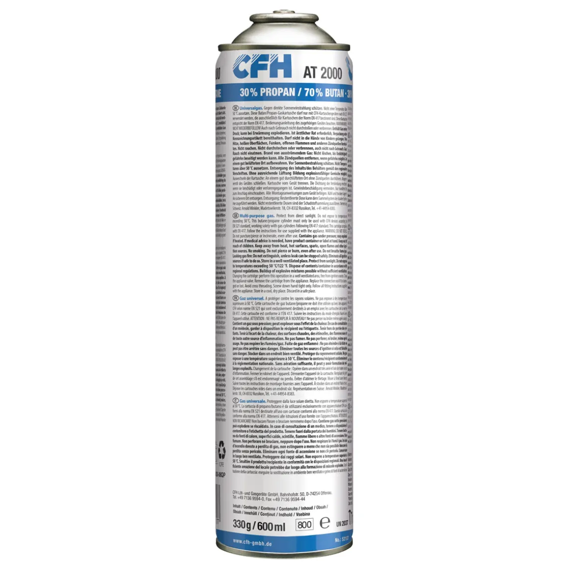 CFH Universaldruckgasdose AT 2000 600ml