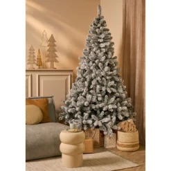 Charlton Weihnachtsbaum grün mit Schneeeffekt 155x91 cm