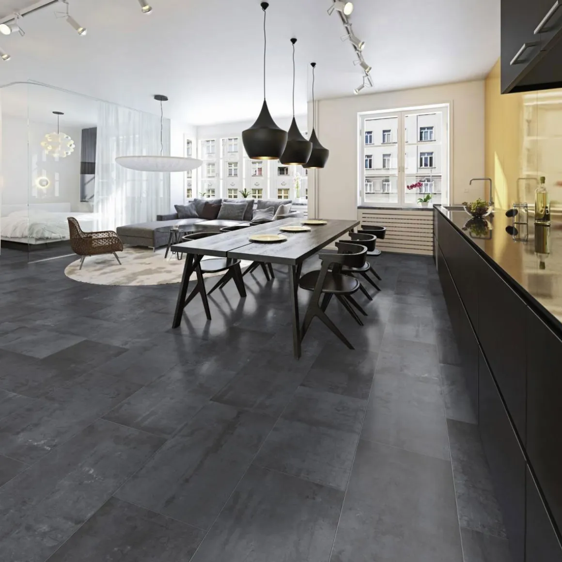 Classen Designboden Neo Stone 2.0 Mystery Black Rock
