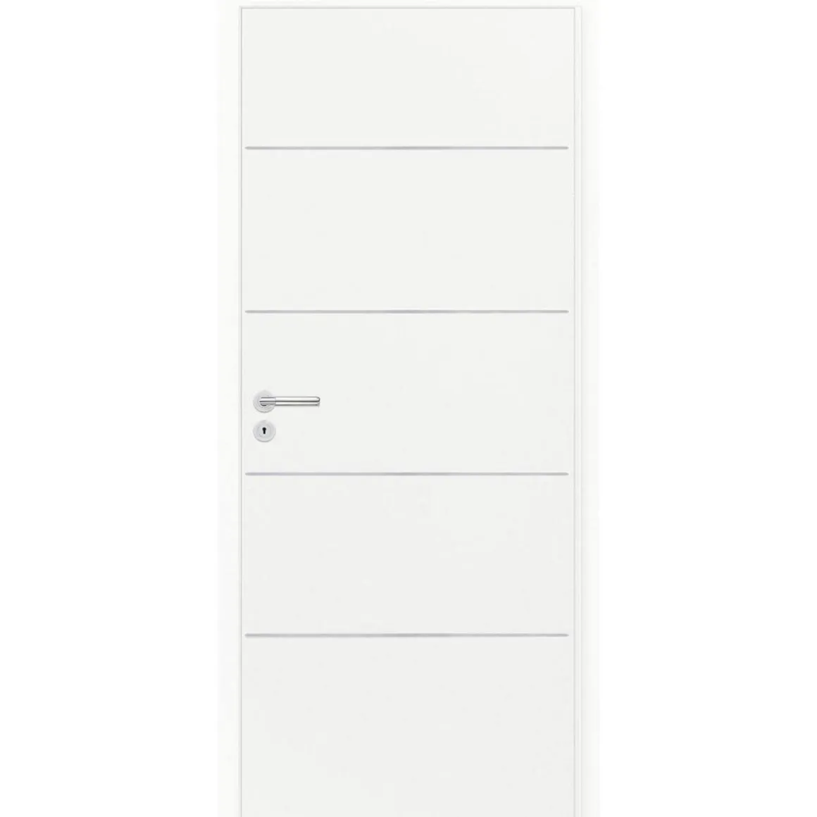 Classen Zimmer-Tür M.4 Weiß CPL 86 cm Anschlag links