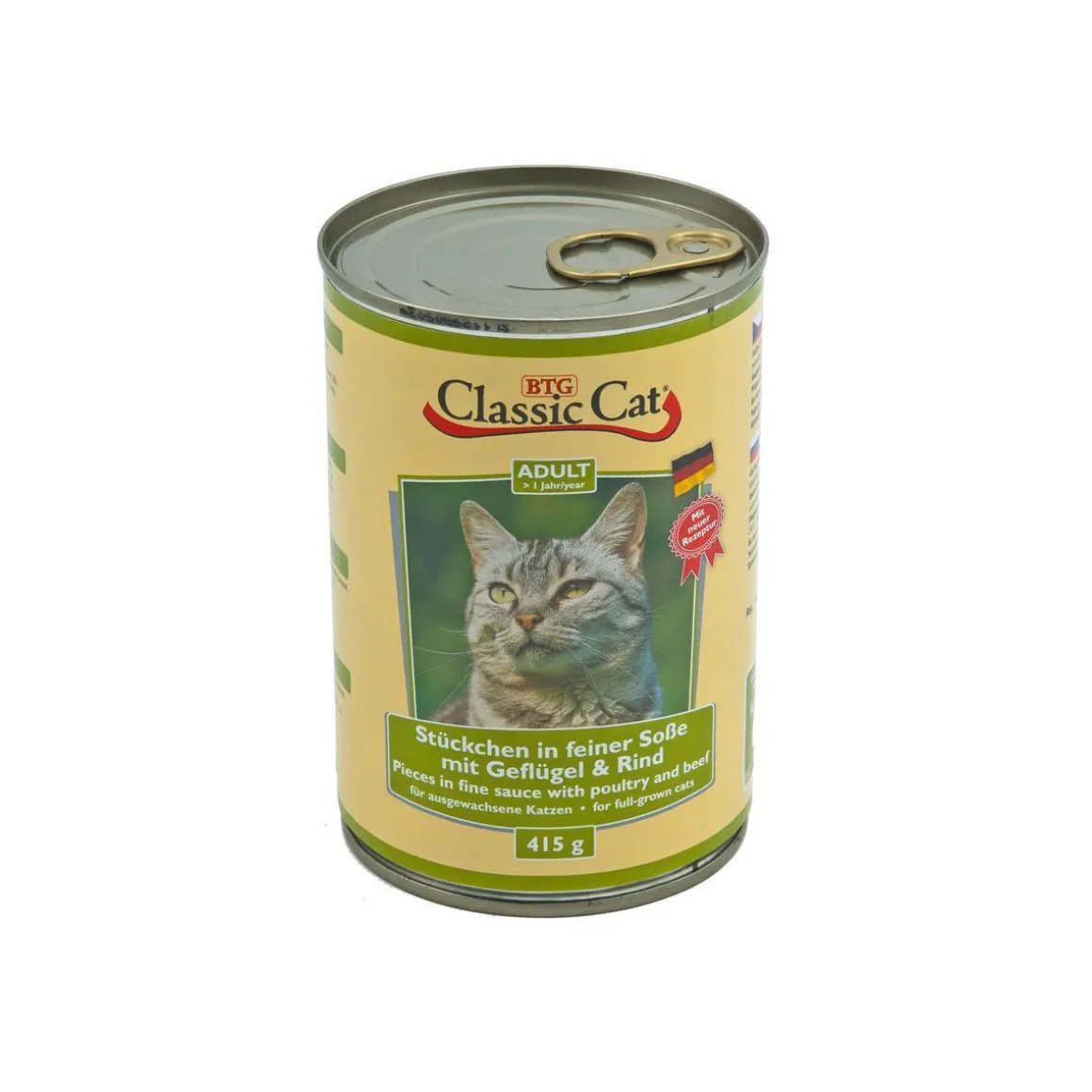 Classic Cat Katzenfutter Geflügel und Rind in Soße 415 g