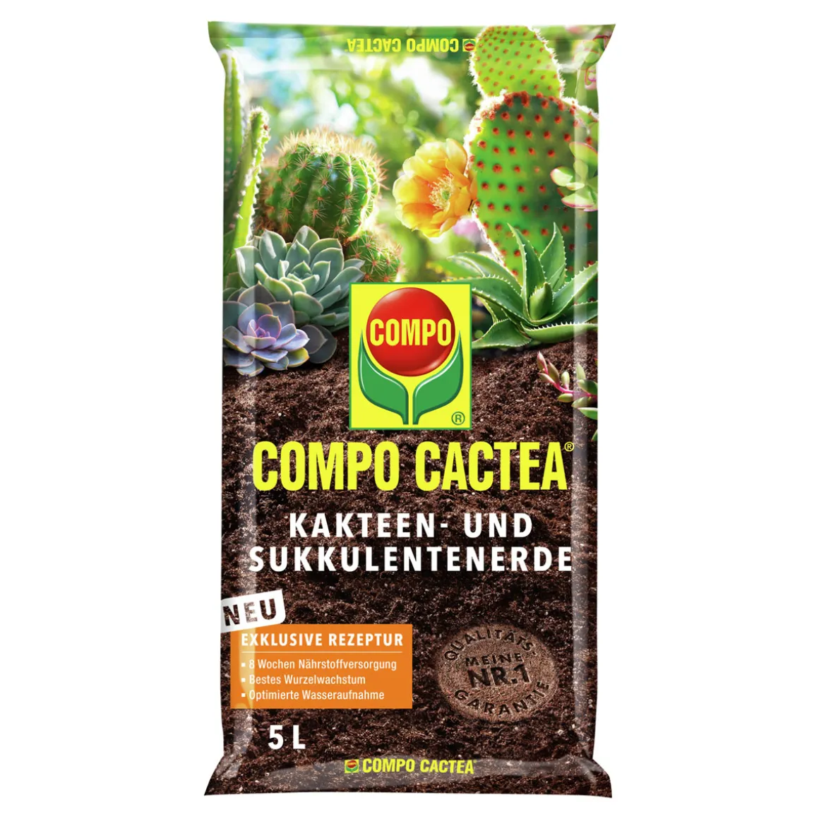 Compo Kakteen- und Sukkulentenerde 5 L