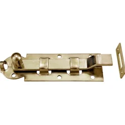 Connex Fensterriegel gekröpft 25 x 80 mm verzinkt braun