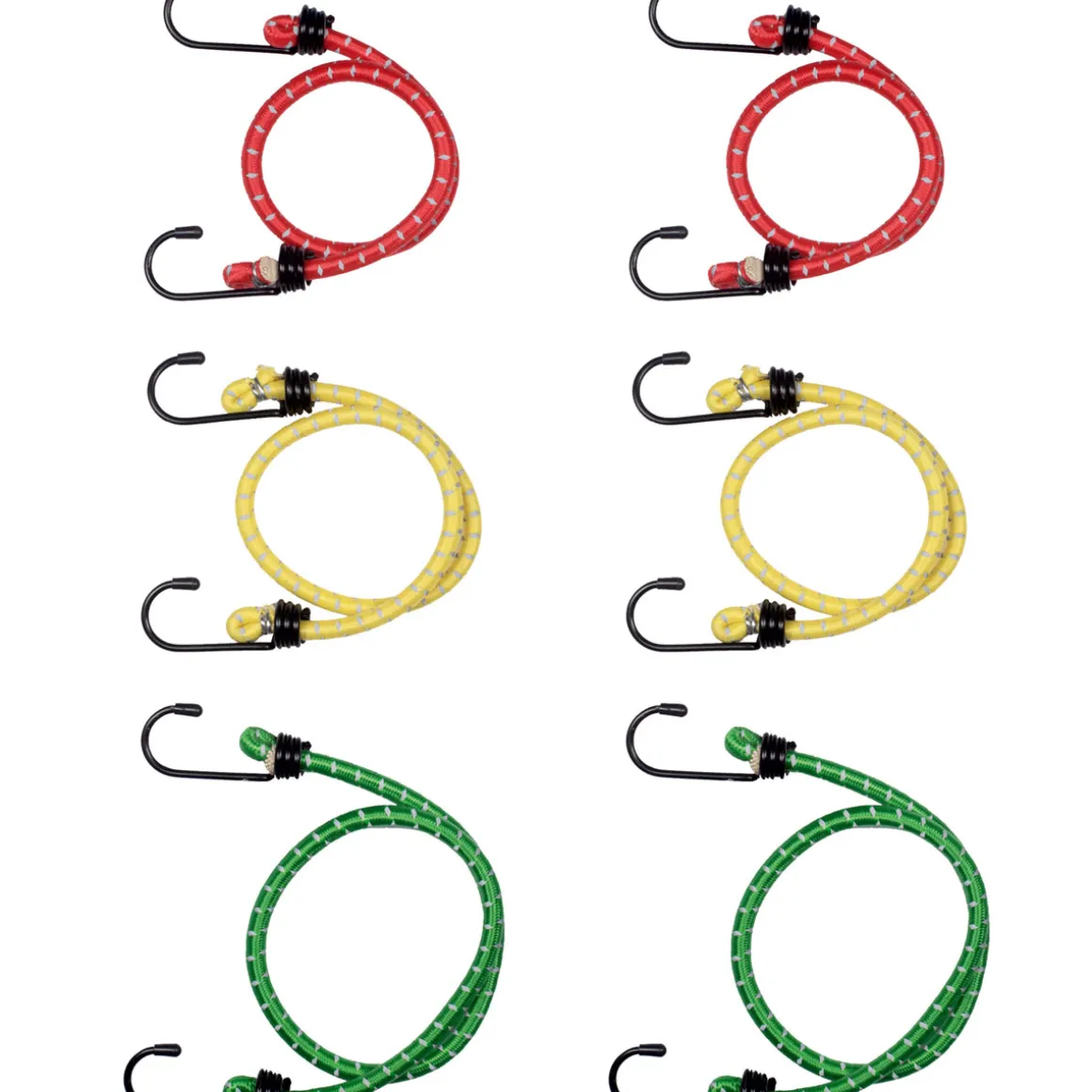 Connex Gepäckspanner Set 6 teilig reflektierend