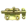 Connex Grendelriegel 4 x 4 cm verzinkt gelb