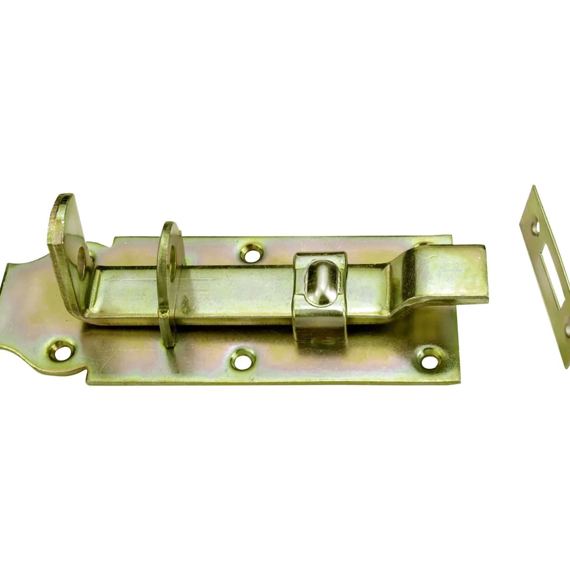 Connex Schloßriegel gekröpft75 x 200 mm verzinkt gelb