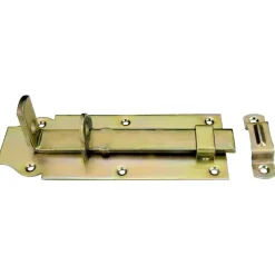 Connex Schlossriegel gerade 75 x 200 mm verzinkt gelb