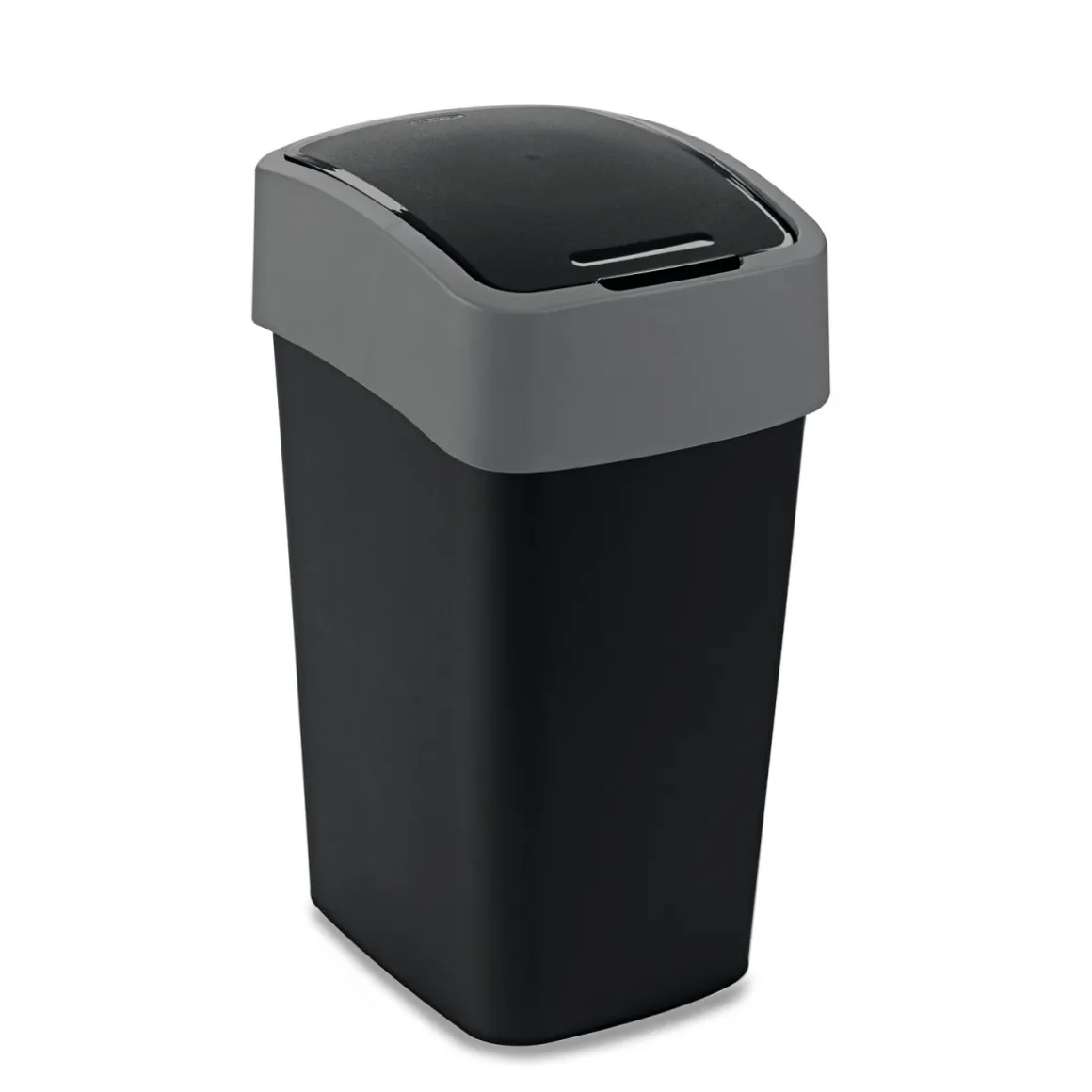 Curver Abfallbehälter Flip Bin 25 L schwarz/hellgrau