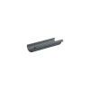 Dachrinne Aluminium grau 200 cm