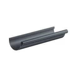 Dachrinne Aluminium halbrund anthrazit 200 cm