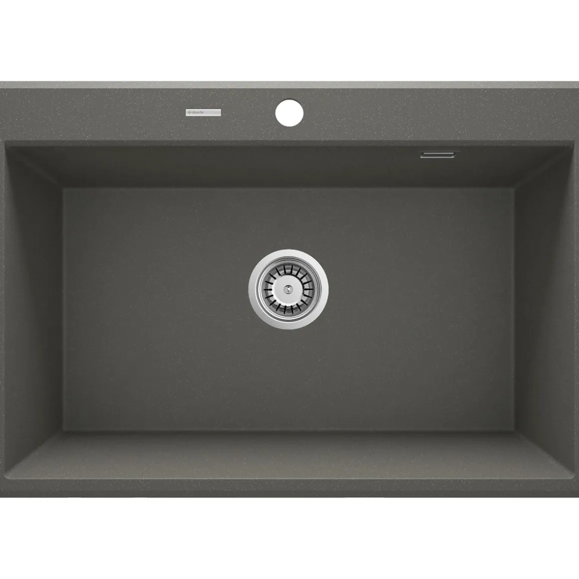 deante 1 Becken Granitspüle ERIDAN ohne Abtropffläch anthrazit metallic