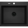 deante 1 Becken Granitspüle ANDANTE ohne Abtropffläch graphit metallic