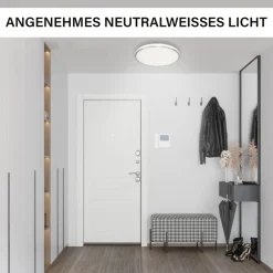 Decken- und Wandleuchte SHINING FRAME LED ALU 18W