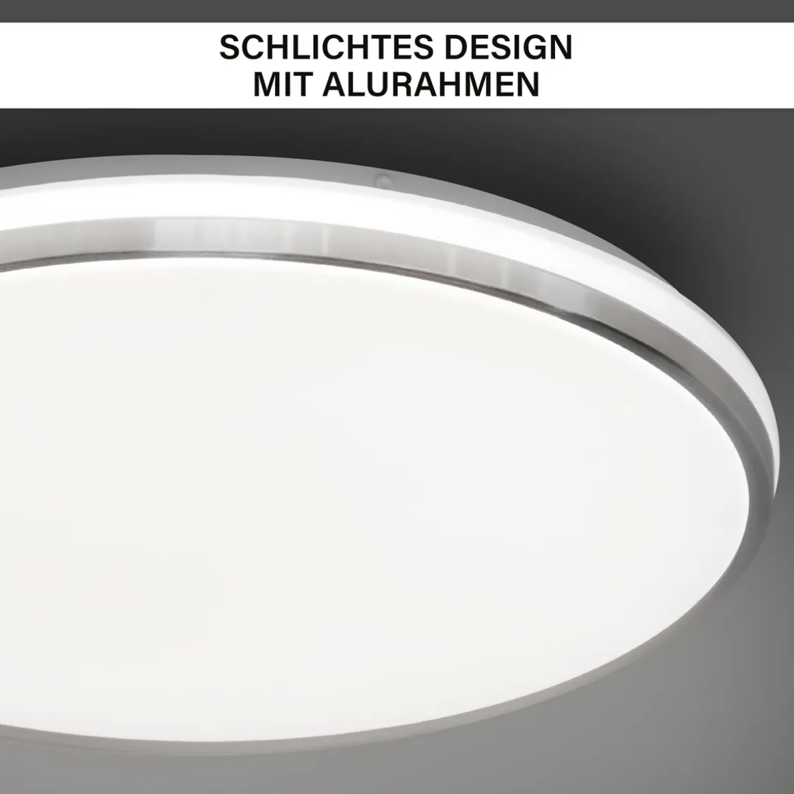 Decken- und Wandleuchte SHINING FRAME LED ALU 18W