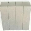 Dekor-Eckhölzer 1,9 x 1,9 x 6 cm 4 Stk Stahl gebürstet