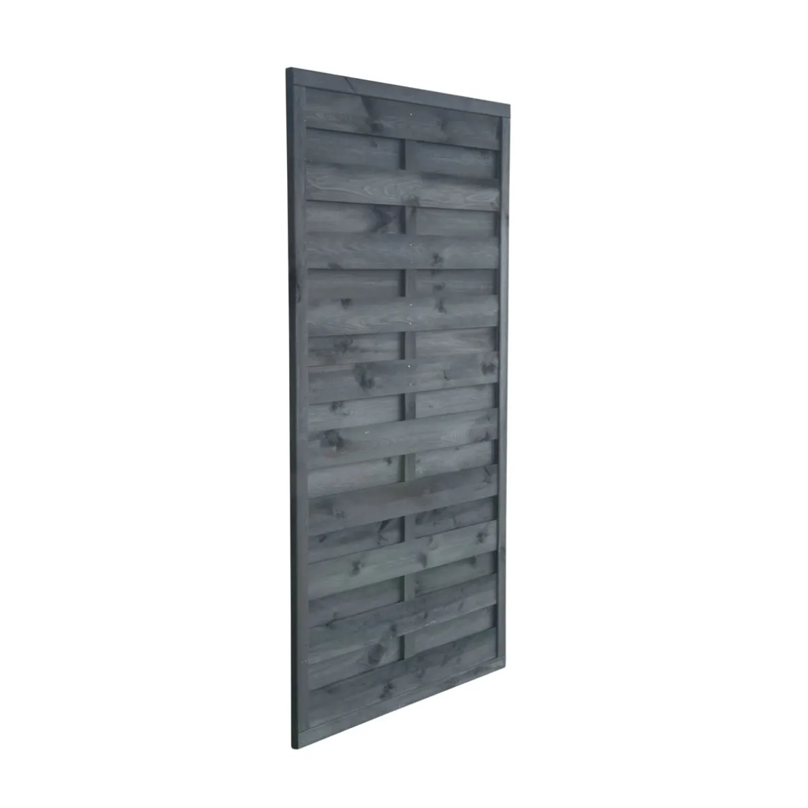 Dichtzaum 90 x 180 cm glatt Kiefer dunkel- grau gebeizt