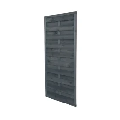Dichtzaum 90 x 180 cm glatt Kiefer dunkel- grau gebeizt