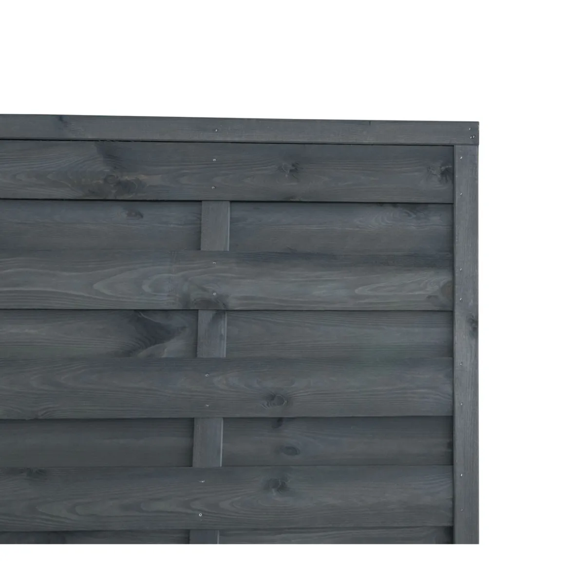 Dichtzaum 90 x 180 cm glatt Kiefer dunkel- grau gebeizt