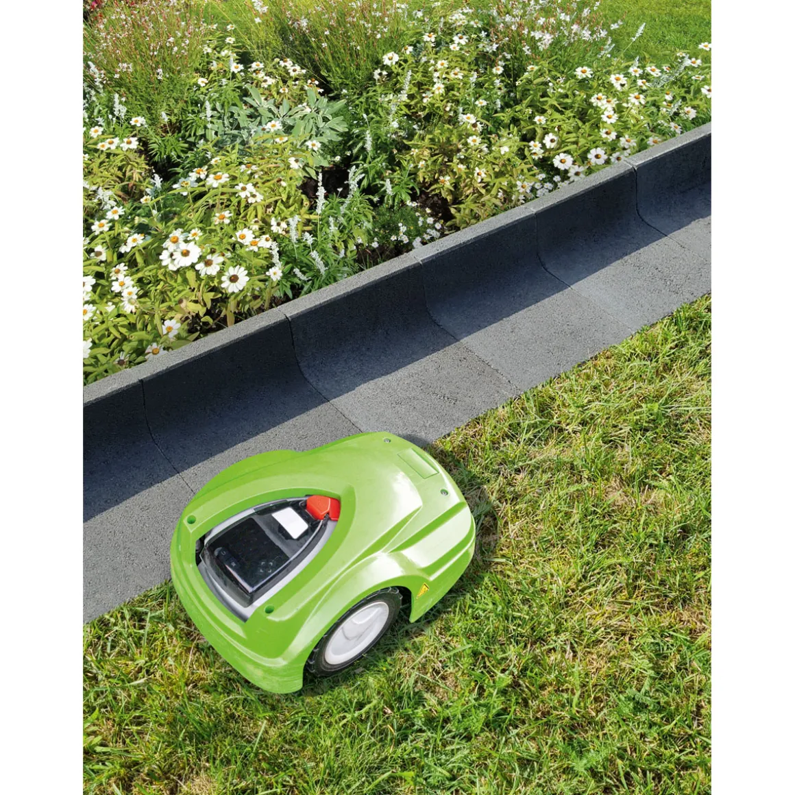 Diephaus L-Randstein Mähroboter Anthrazit 25 x 29 x 15 cm