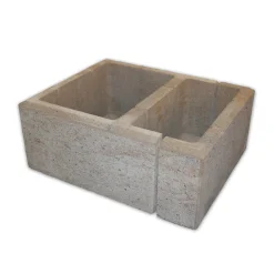 Diephaus Mauerstein Moderna Muschelkalk 50 x 40 x 20 cm