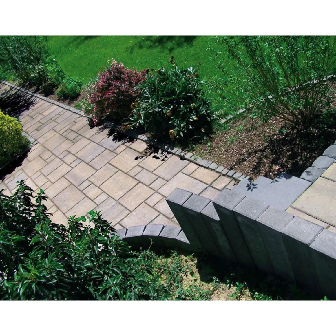 Diephaus Rechteck-Palaside anthrazit 80 x 16,5 x 12 cm