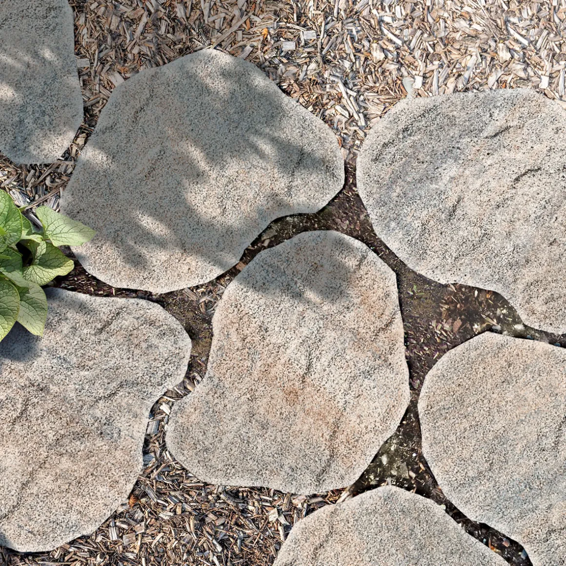 Diephaus Trittstein No. 1 Step greige ca. 48 x 36 x 3 cm