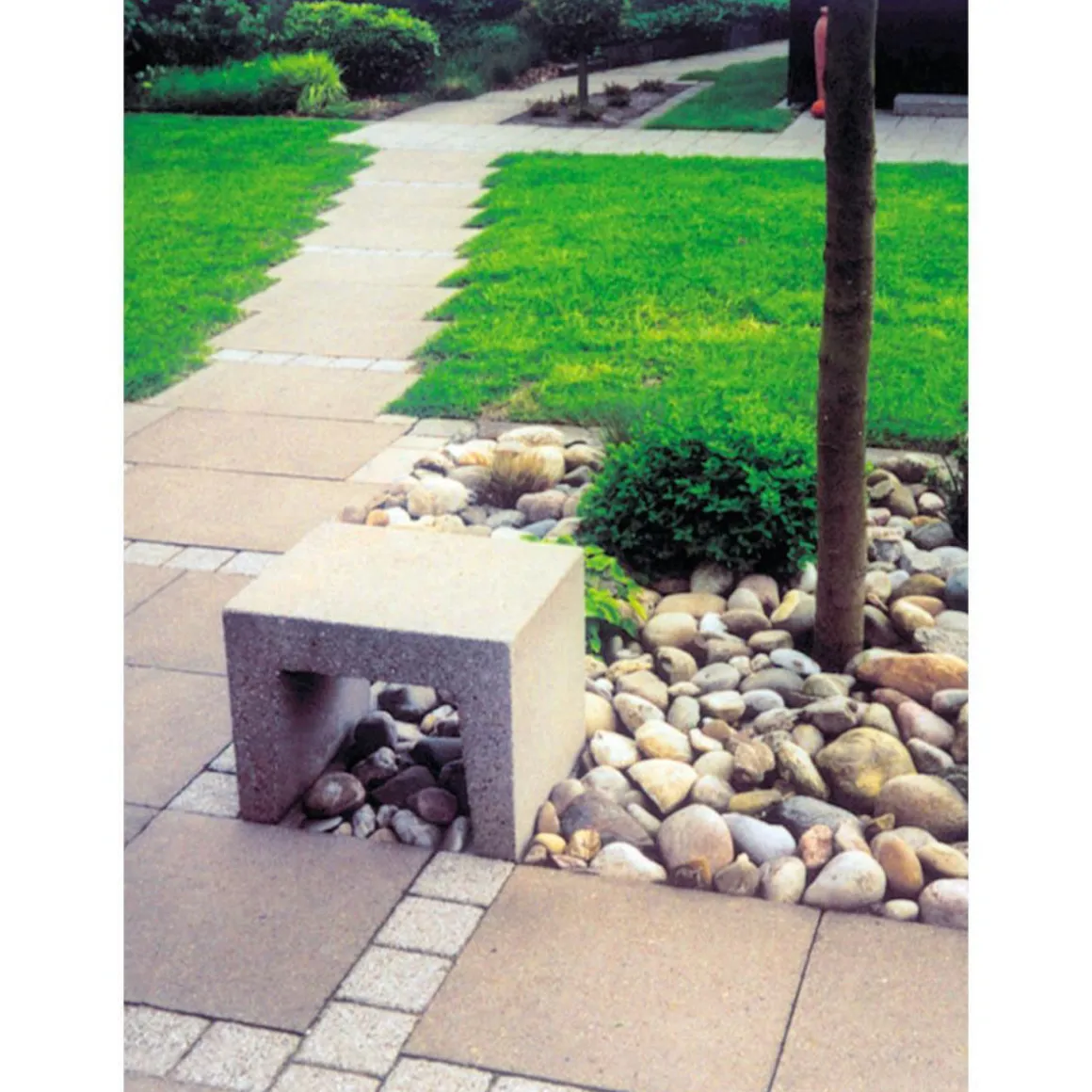 Diephaus U-Stein grau 40 x 40 x 40 cm