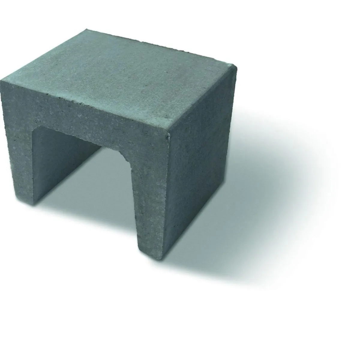 Diephaus U-Stein-Ecke anthrazit 40 x 40 x 40 cm
